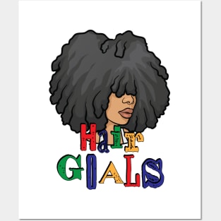 Free Form Hair Goals Posters and Art
